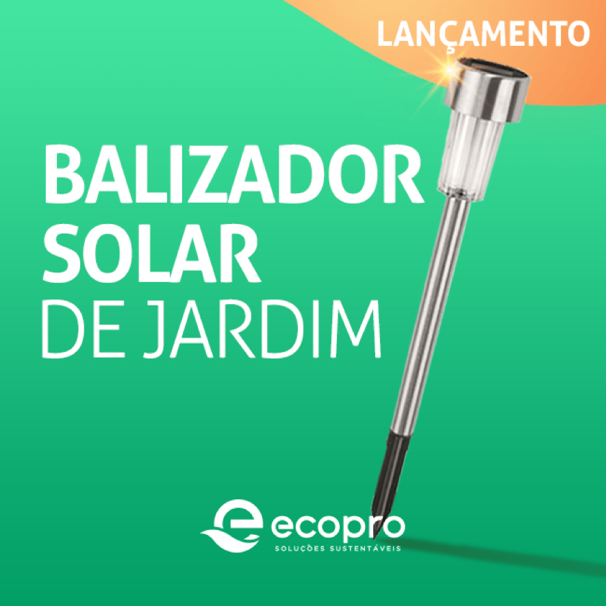 Balizador Solar para Jardim